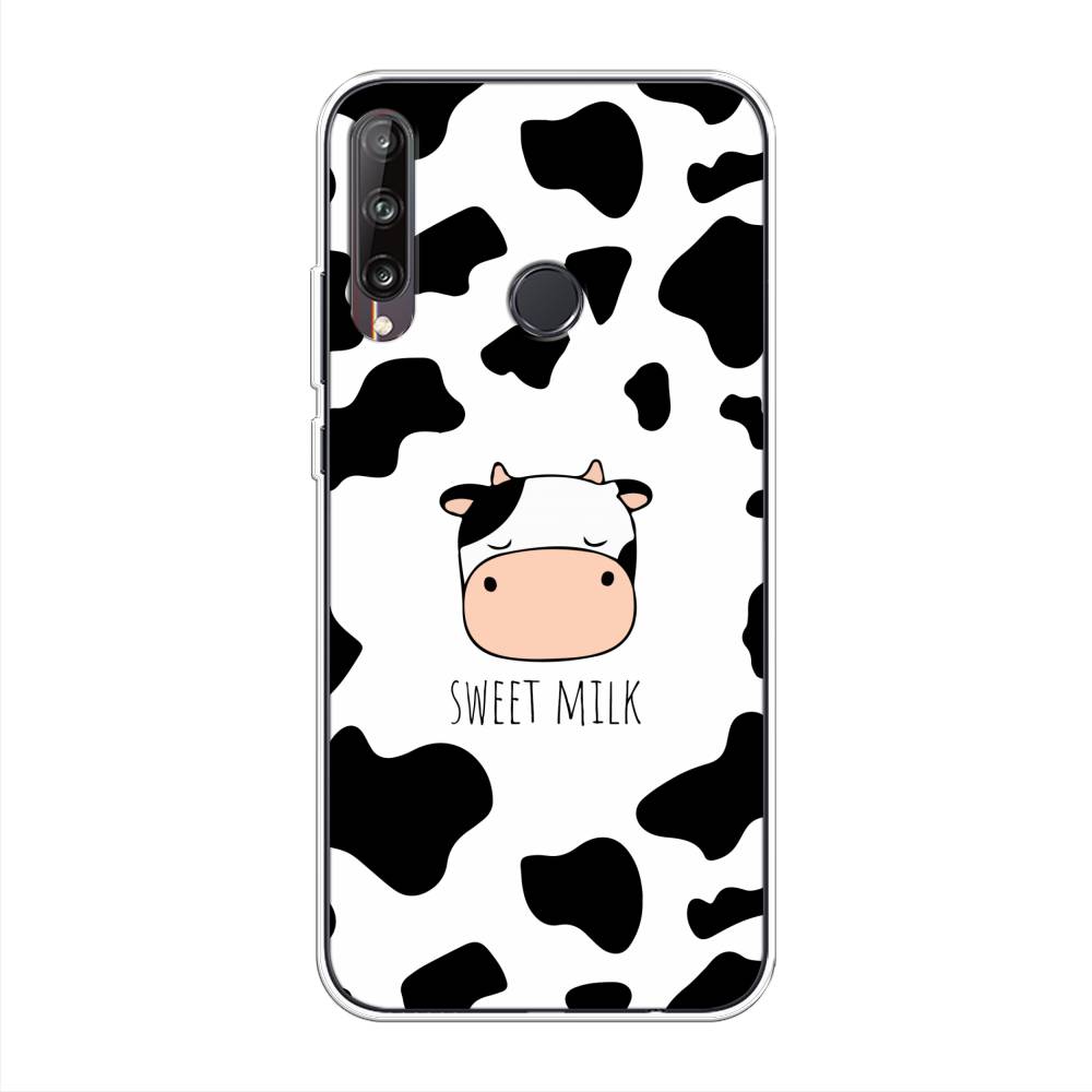 

Чехол на Huawei Y7p "Sweet milk", Розовый;белый;черный, 6103350-1