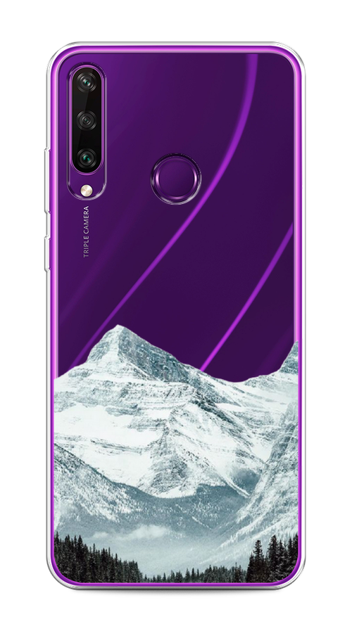 

Чехол на Huawei Y6p "Горы арт 1", Белый;зеленый, 6103250-2