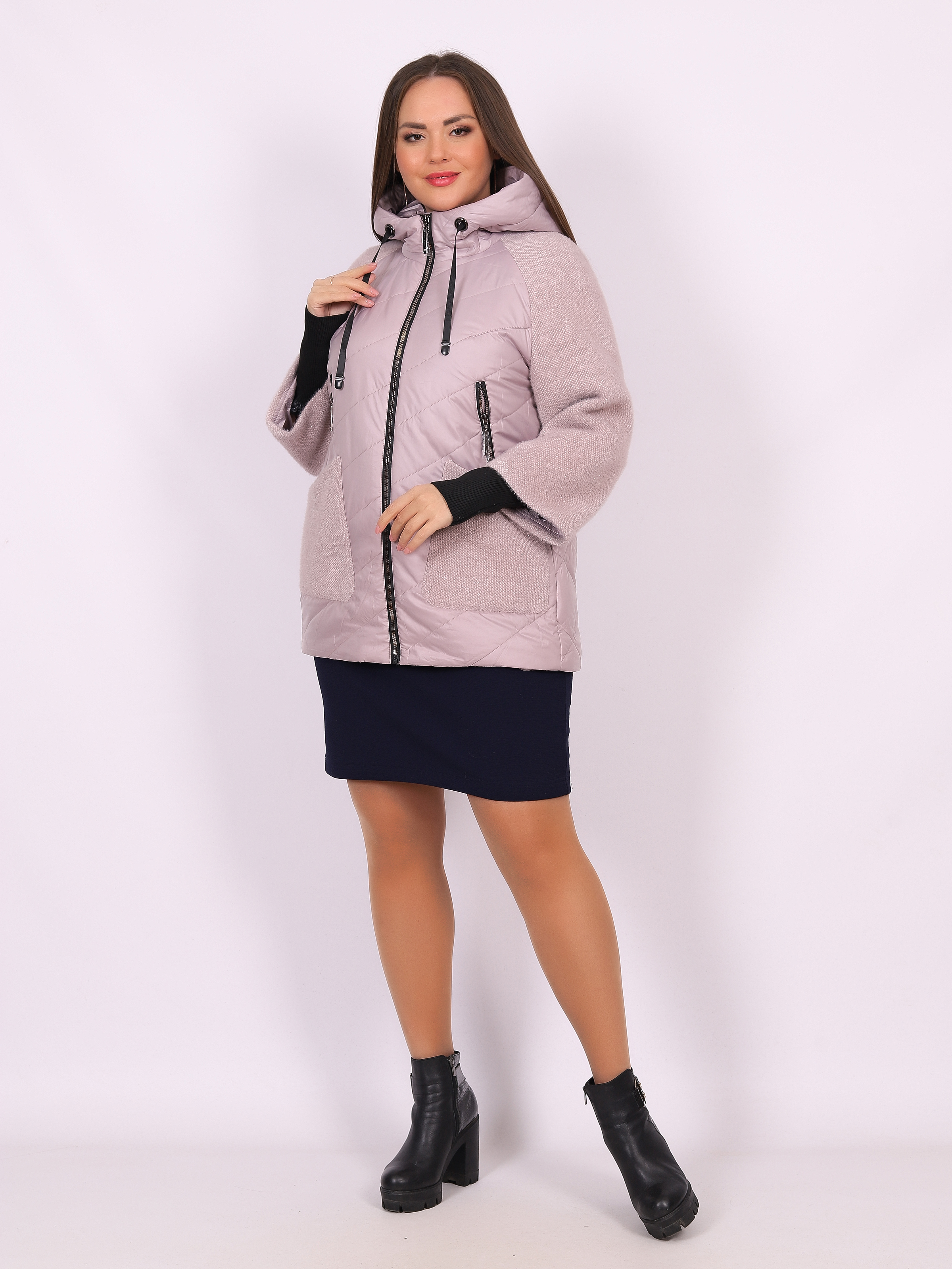 Куртка женская Louren Wilton 91030 розовая 50 RU