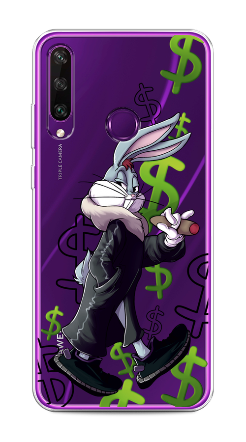 

Чехол на Huawei Y6p "Rich Bugs Bunny", Зеленый;черный;голубой, 6103250-6