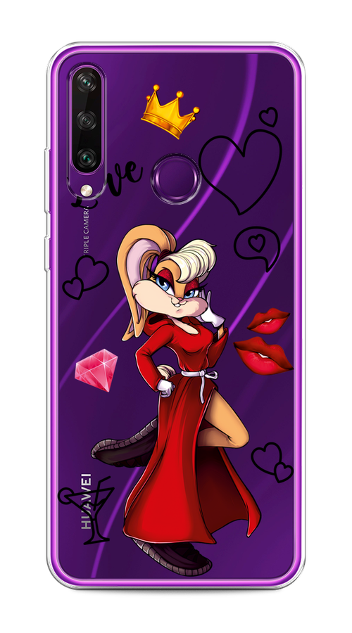 

Чехол на Huawei Y6p "Rich Lola Bunny", Красный;бежевый;оранжевый, 6103250-6