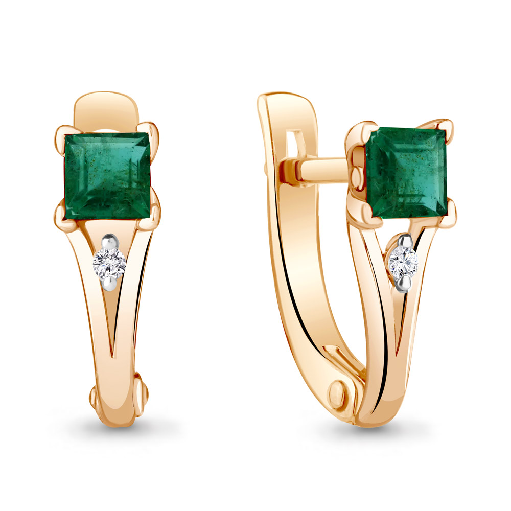 

Серьги из красного золота с бриллиантом Aquamarine Aquamarine 940816к_585_кз, 940816к_585_кз