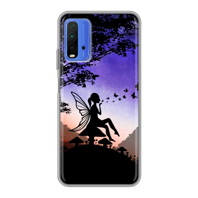 фото Чехол для xiaomi redmi 9t с рисунком и защитой камеры 100gadgets