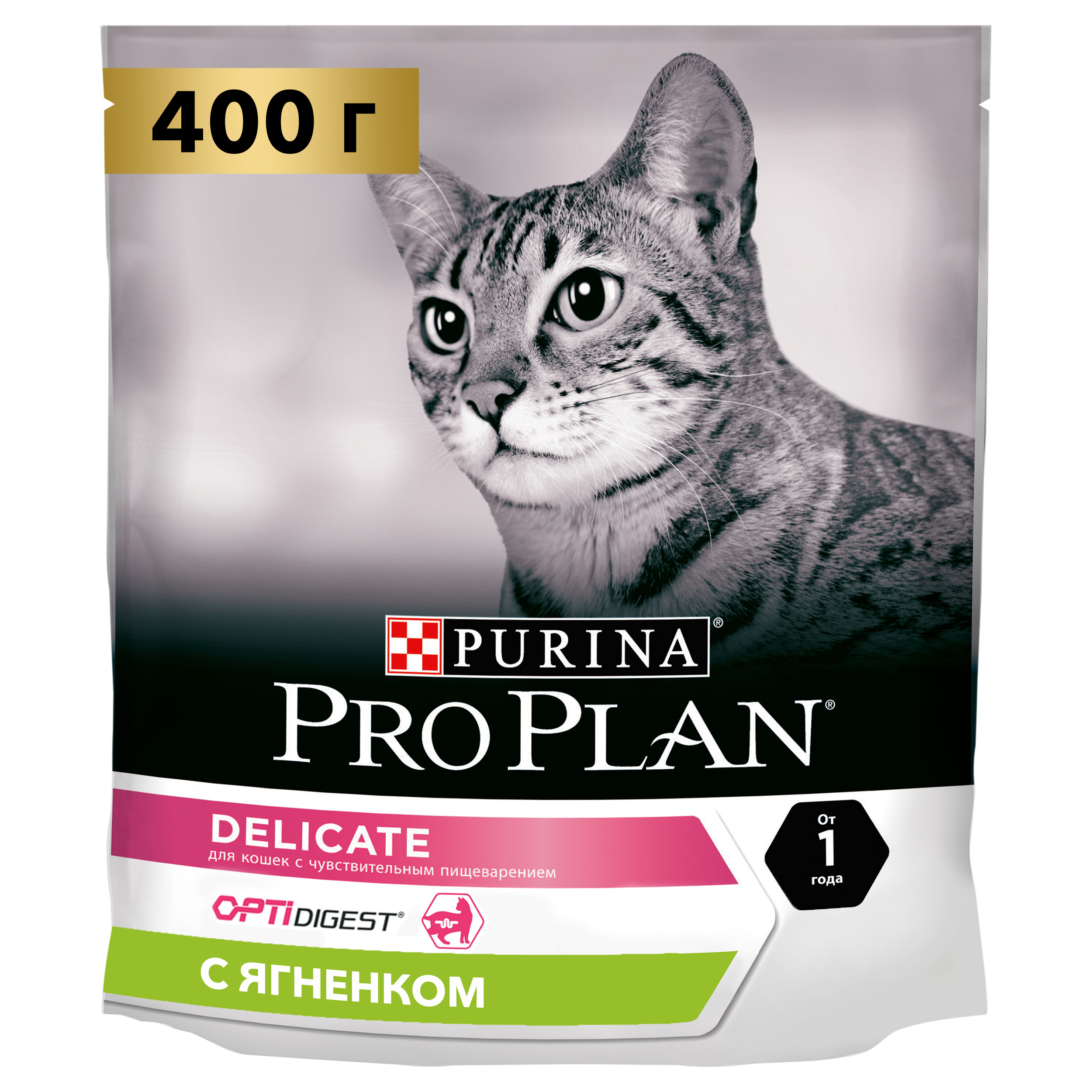 фото Сухой корм для кошек pro plan delicate optidigest, ягненок, 0,4кг