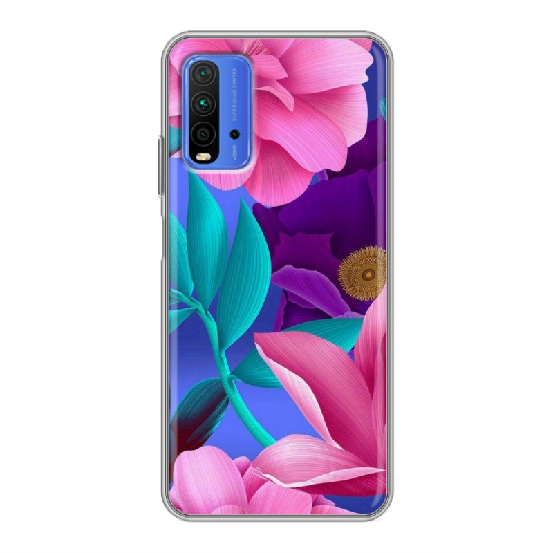 фото Чехол для xiaomi redmi 9t с рисунком и защитой камеры 100gadgets