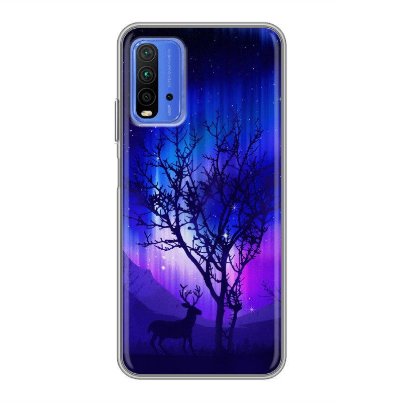 фото Чехол для xiaomi redmi 9t с рисунком и защитой камеры 100gadgets