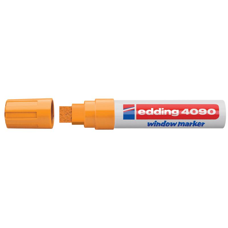 

Маркер для окон и стекла Edding E-4090 (8мм, неоновый оранжевый) пластик (E-4090/66), 5шт.