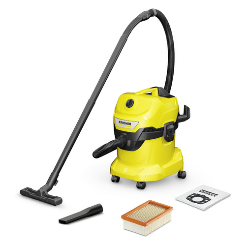 Строительный пылесос Karcher WD 4 V-20/5/22, желтый [1.628-201.0]