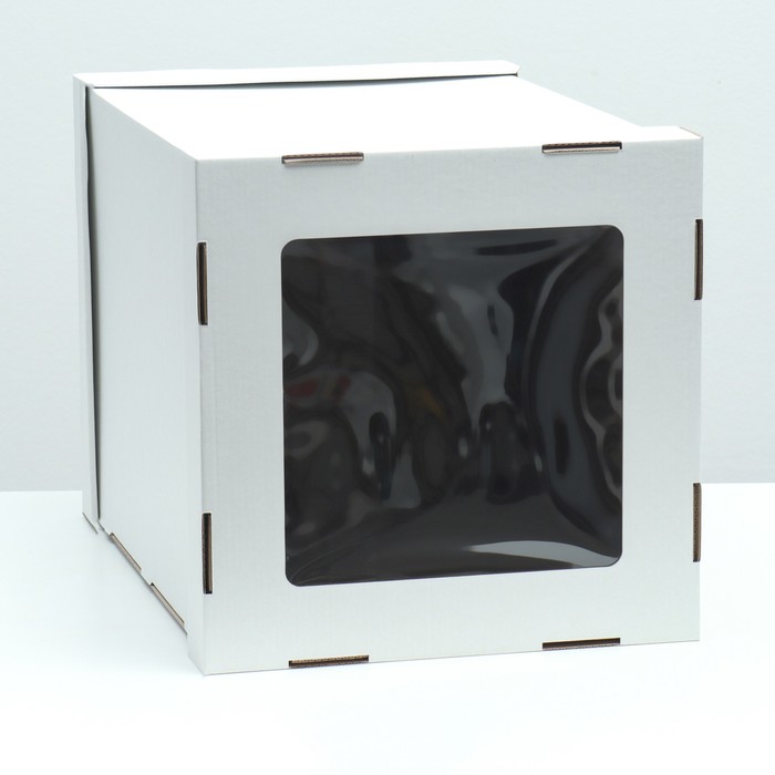 

Коробка под торт, 30 х 30 х 45 см (5 шт), Белый