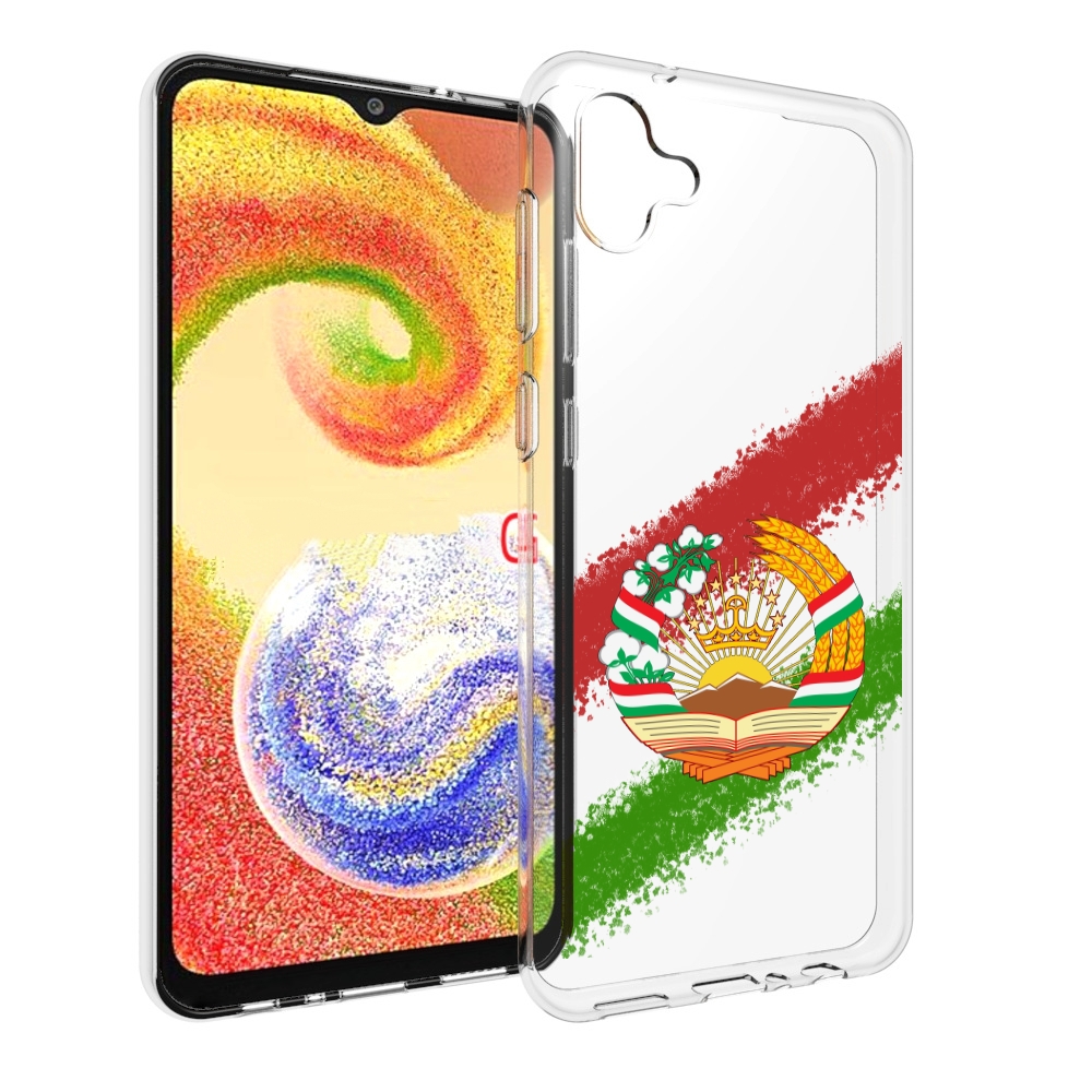

Чехол MyPads герб флаг Таджикистана для Samsung Galaxy A04, Прозрачный, Tocco