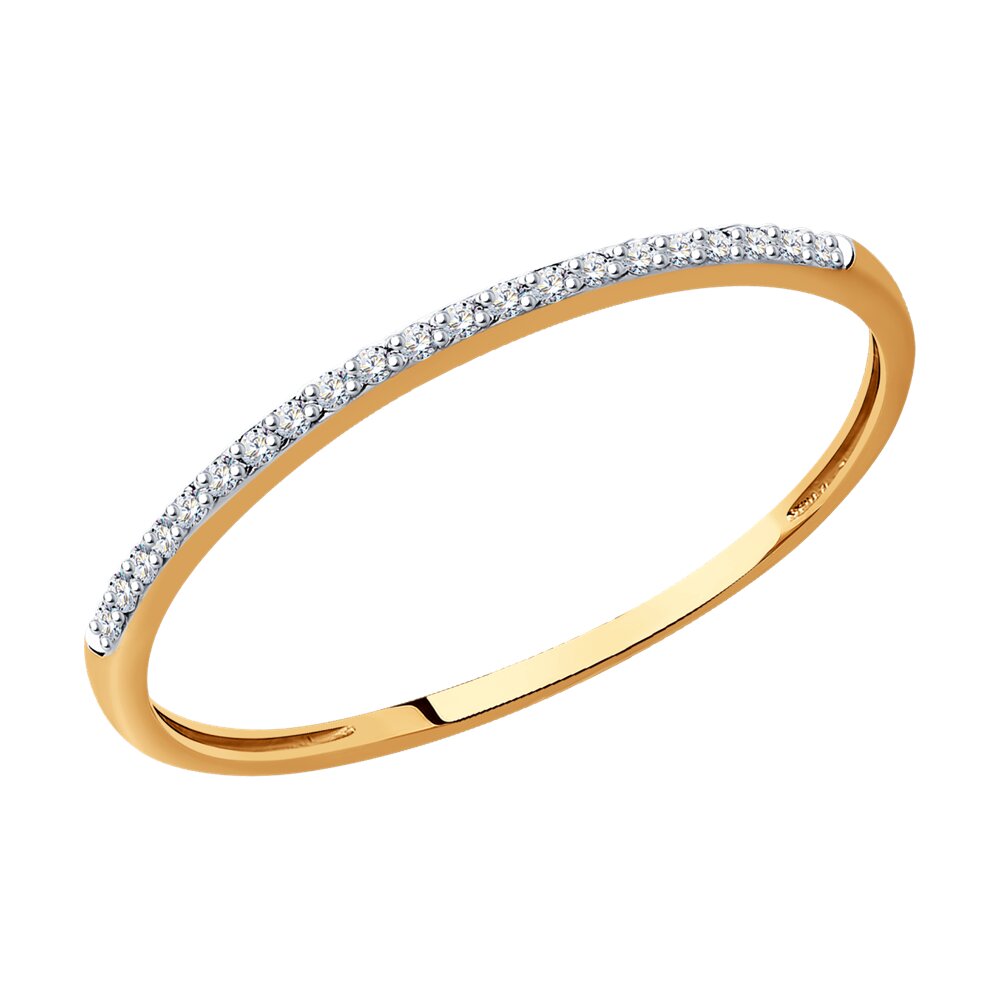 

Кольцо из золота р. 16,5 SOKOLOV Diamonds 1012332, бриллиант, 1012332