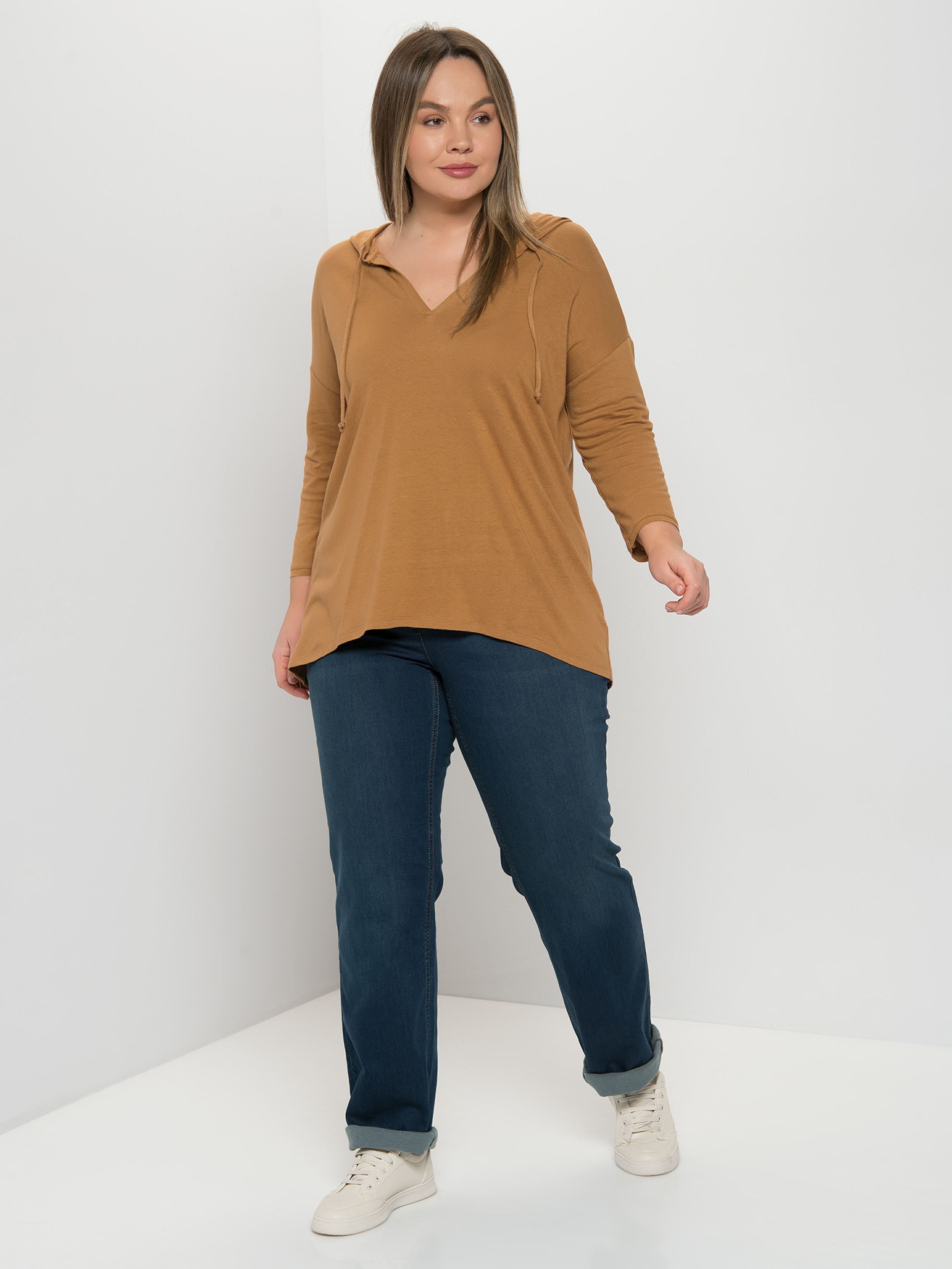 

Джемпер женский SAMOON by GERRY WEBER 871039-26203-7120 коричневый 42, 871039-26203-7120