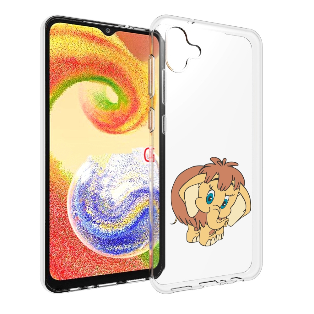 

Чехол MyPads волосатый-слоник детский для Samsung Galaxy A04, Прозрачный, Tocco