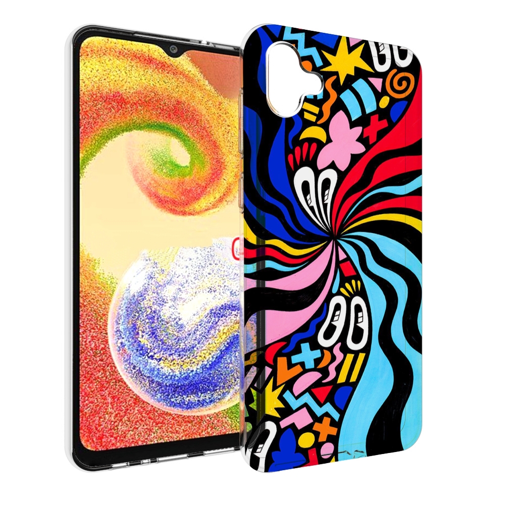 

Чехол MyPads волнистая-абстракция для Samsung Galaxy A04, Прозрачный, Tocco