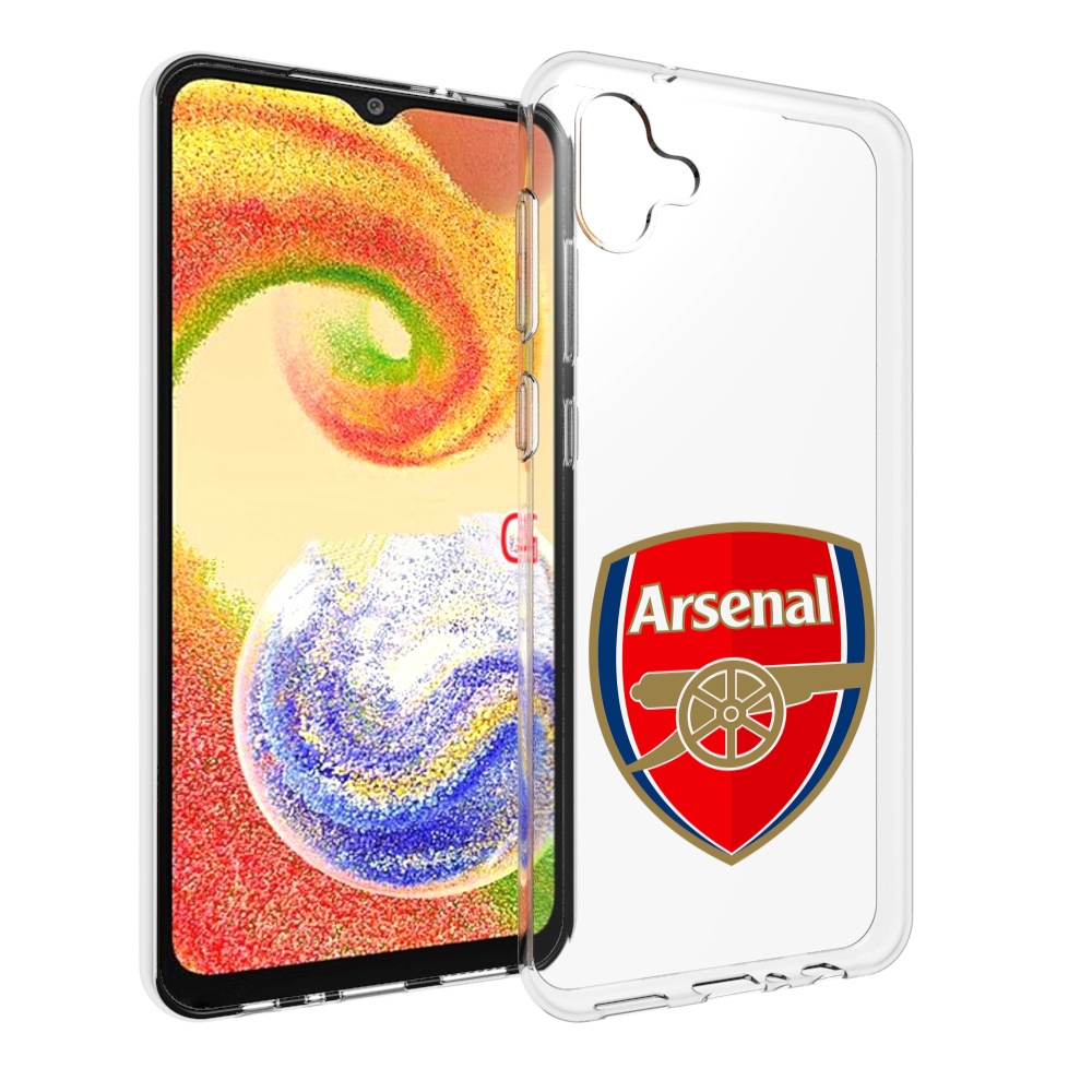 

Чехол MyPads ФК Арсенал логотип для Samsung Galaxy A04, Прозрачный, Tocco