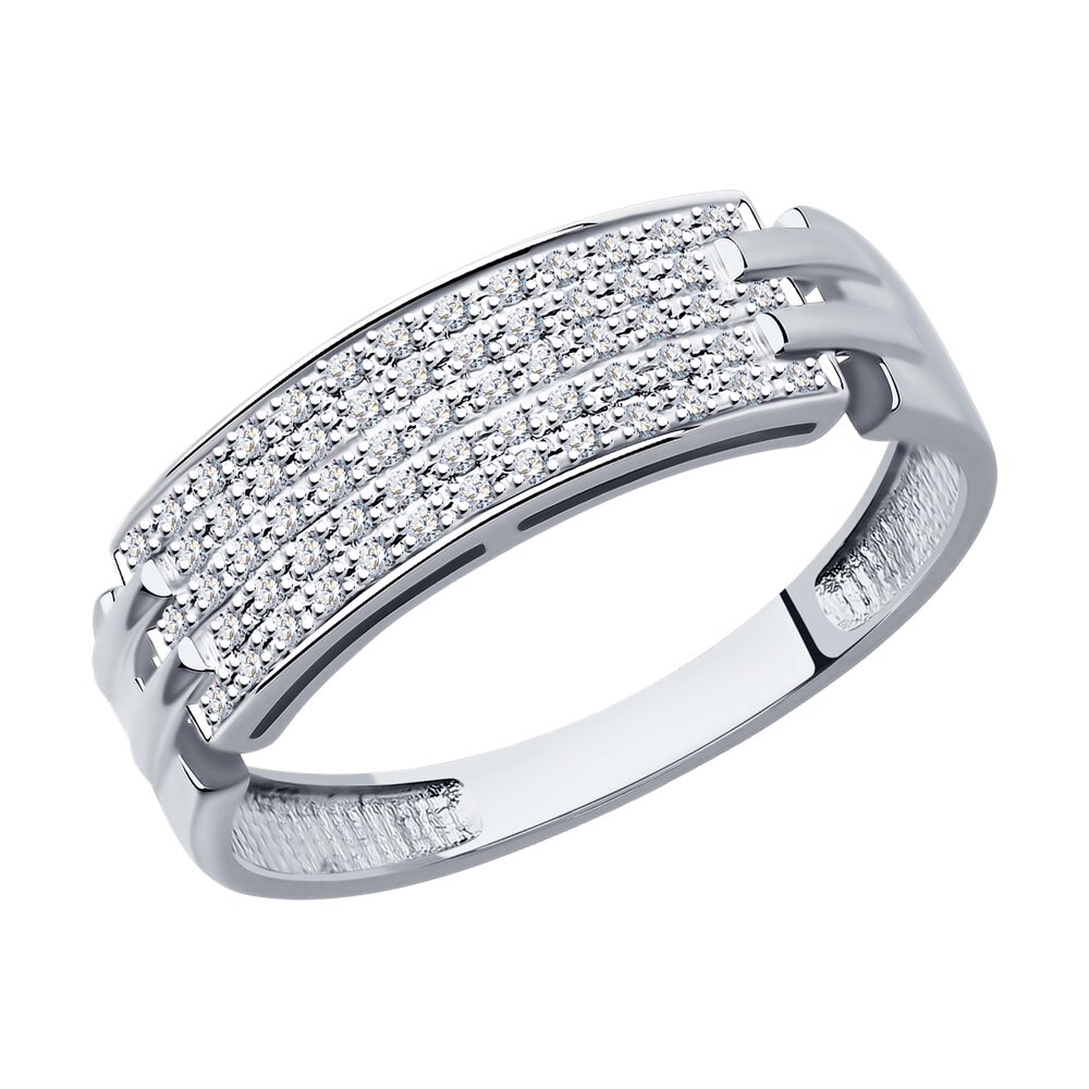 

Кольцо из золота р. 17,5 SOKOLOV Diamonds 1012325-3, бриллиант, 1012325-3