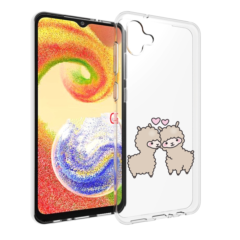 

Чехол MyPads влюбленные-барашки для Samsung Galaxy A04, Прозрачный, Tocco
