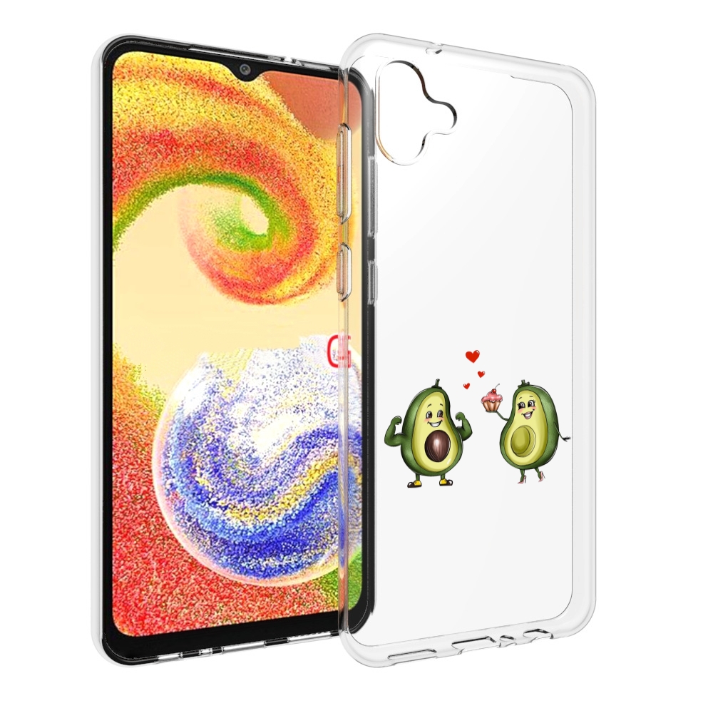 

Чехол MyPads влюбленные-авокадо для Samsung Galaxy A04, Прозрачный, Tocco