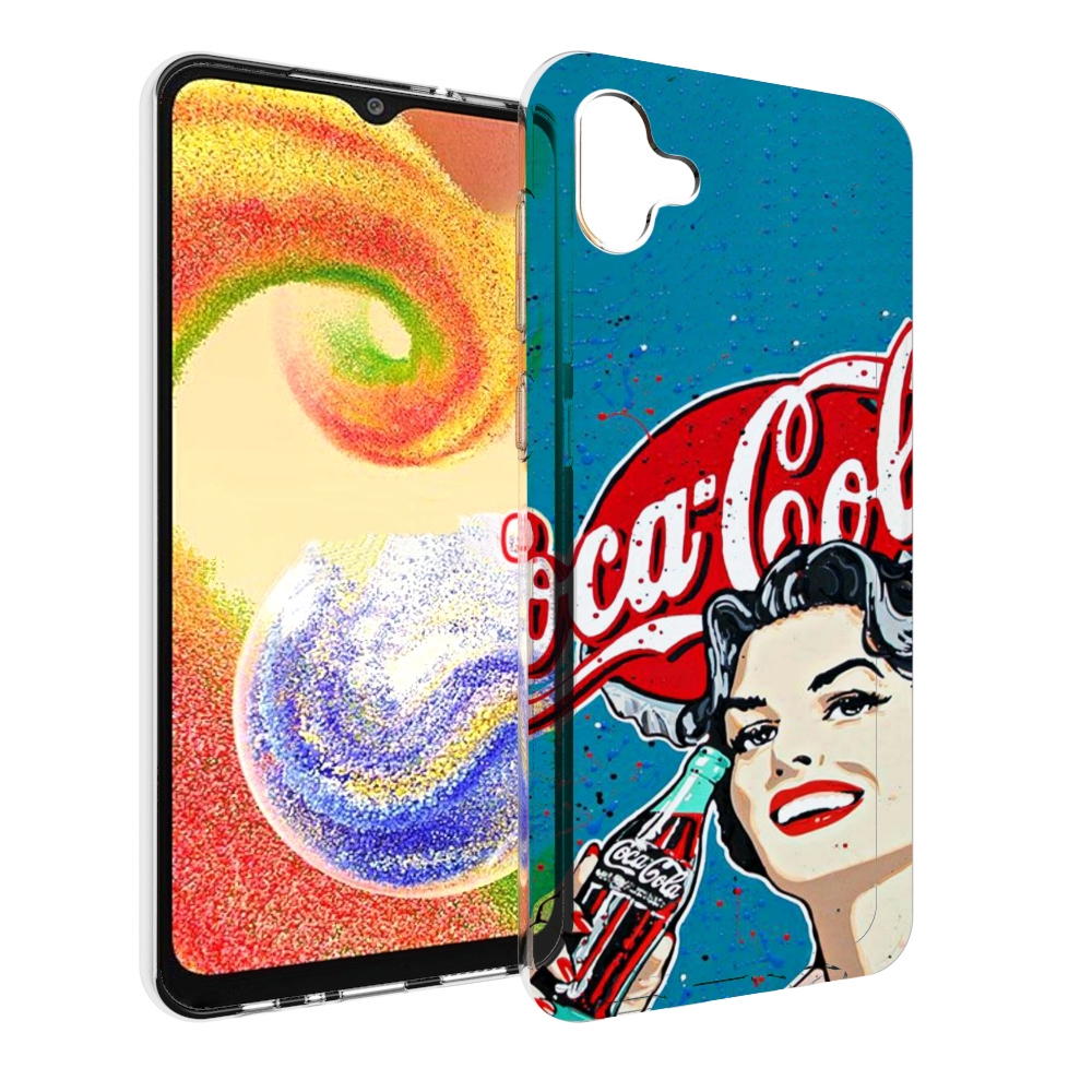 

Чехол MyPads вкусная кола картинка для Samsung Galaxy A04, Прозрачный, Tocco