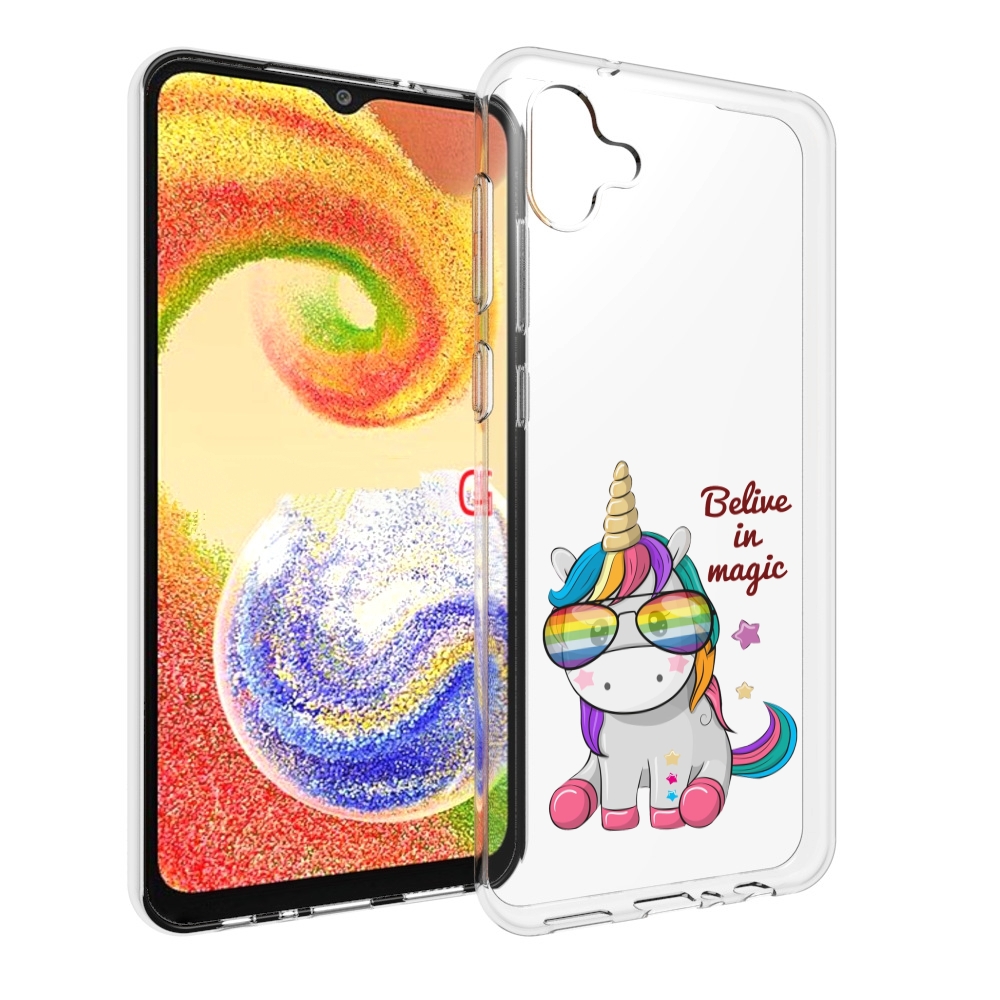 

Чехол MyPads верю-в-магию детский для Samsung Galaxy A04, Прозрачный, Tocco
