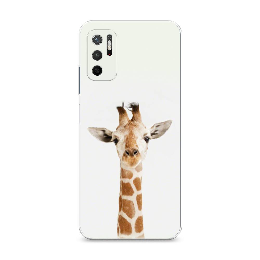 

Чехол на Xiaomi Redmi Note 11SE "Любопытный жираф", Бежевый;коричневый, 315950-1