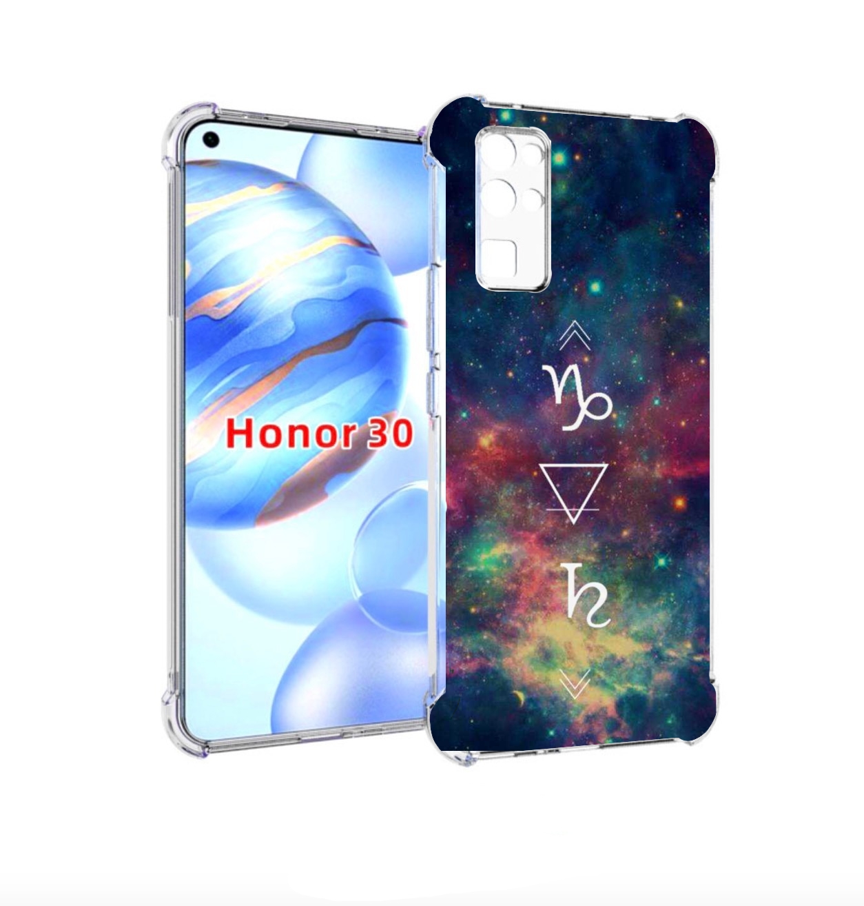 

Чехол бампер MyPads знак зодиака козерог 5 для Honor 30 (BMH-AN1, Прозрачный, Tocco