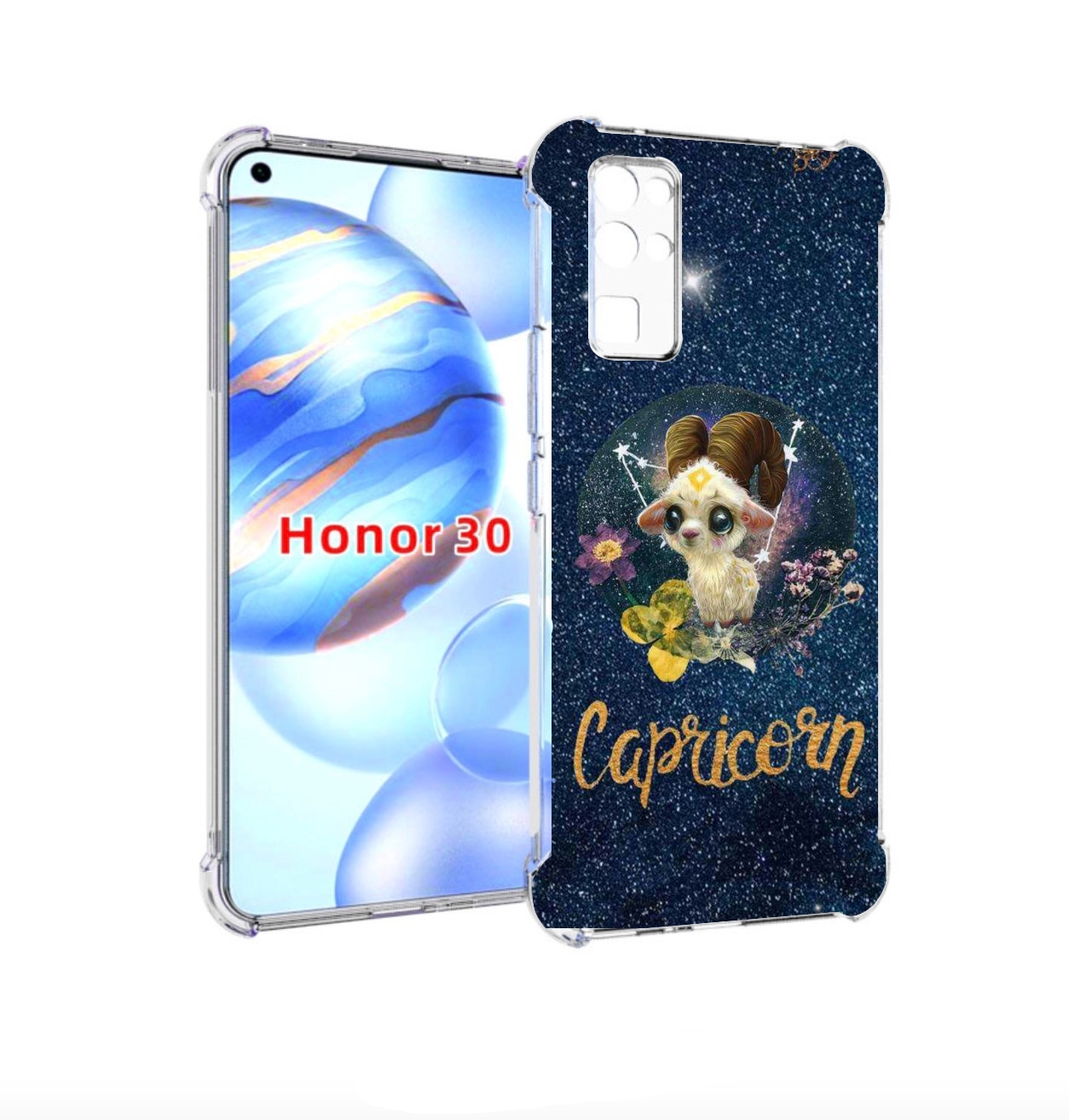 

Чехол бампер MyPads знак зодиака козерог 3 для Honor 30 (BMH-AN1, Прозрачный, Tocco