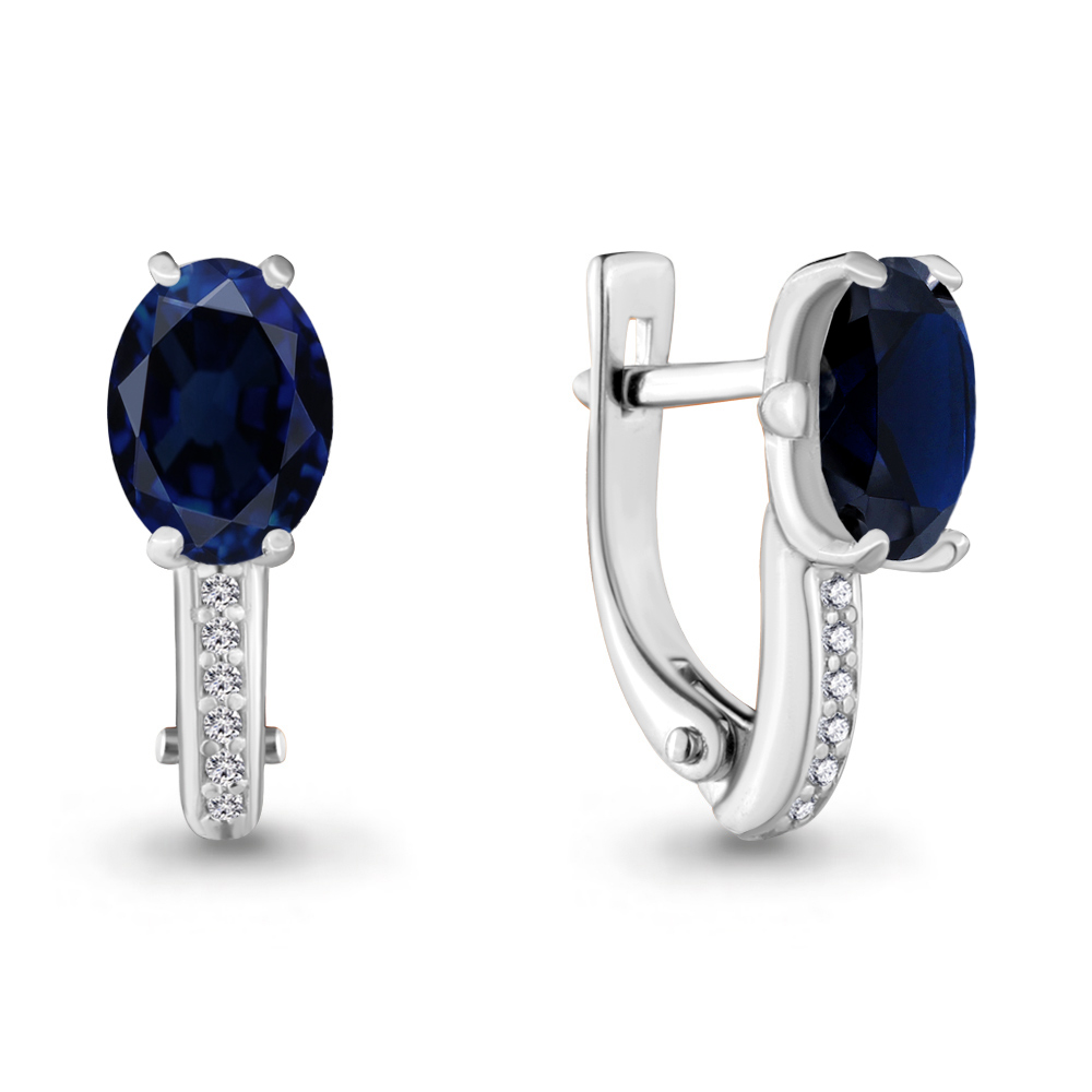 

Серьги из белого золота с бриллиантом Aquamarine Aquamarine 940725А_585_бз, 940725А_585_бз