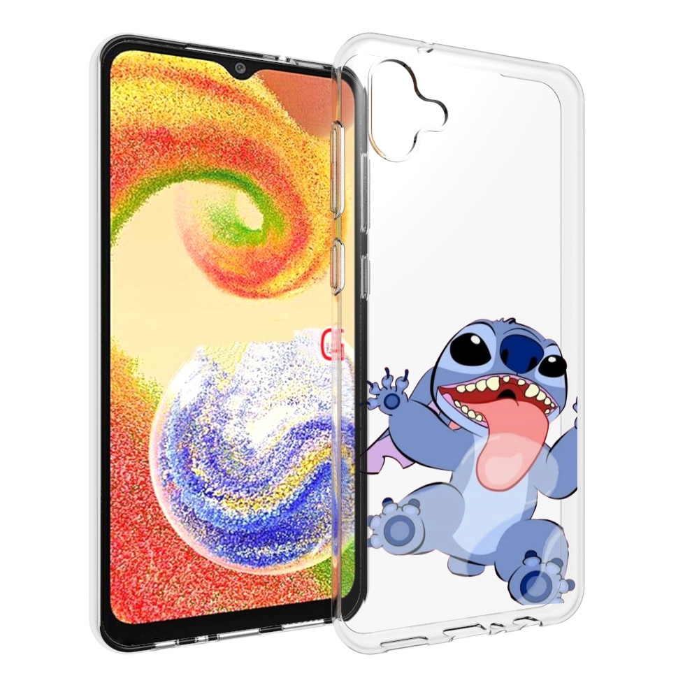 

Чехол MyPads большой-стич для Samsung Galaxy A04, Прозрачный, Tocco
