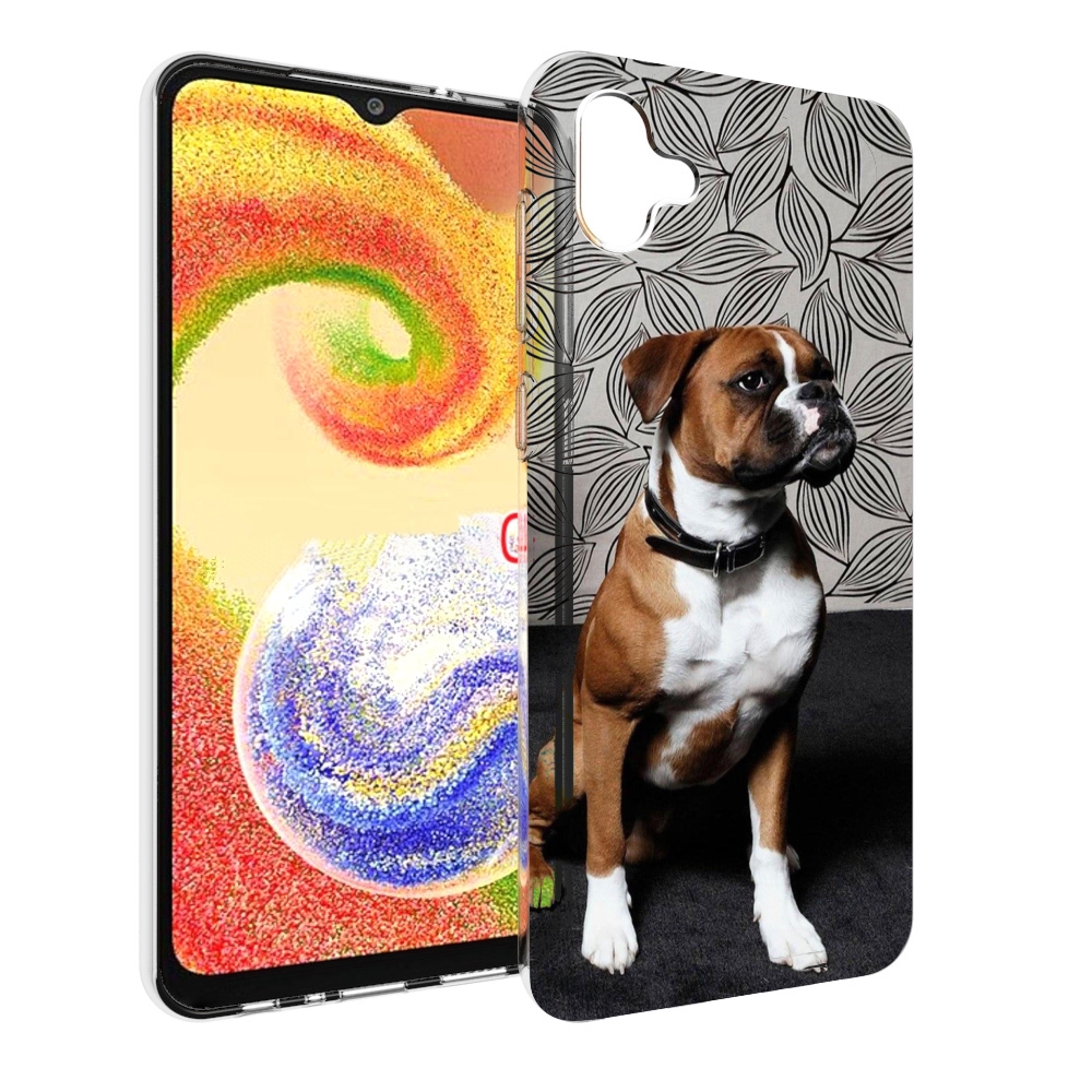 

Чехол MyPads боксер собака для Samsung Galaxy A04, Прозрачный, Tocco