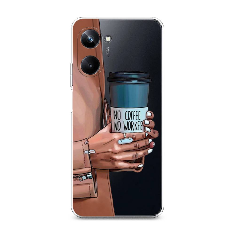 

Чехол Awog на Realme 10 Pro "No coffee", Синий;бежевый;коричневый, 2512550-7