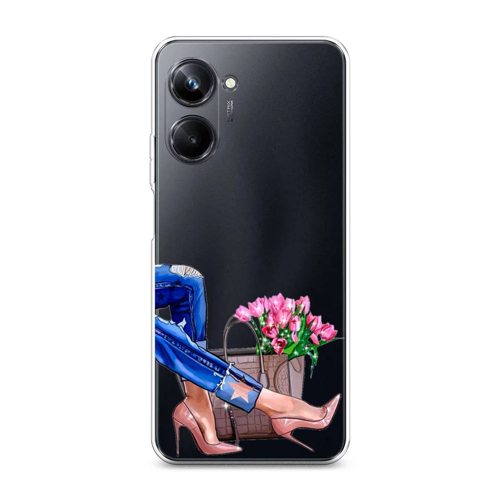 

Чехол Awog на Realme 10 Pro "Каблучки", Синий, 2512550-7