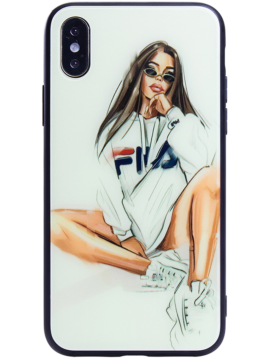 фото Чехол nuobi fashion glow для iphone xs (fila)