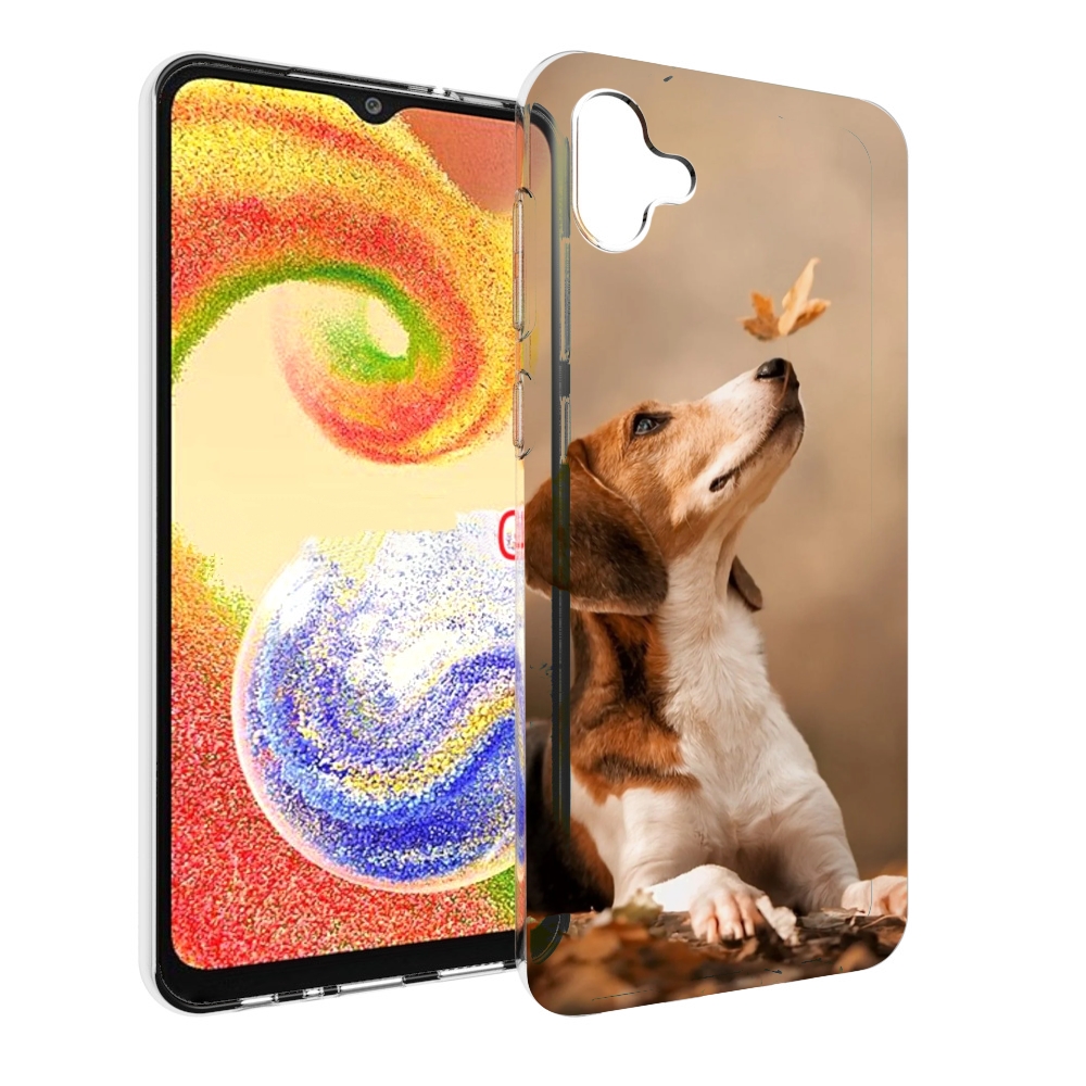 

Чехол MyPads бигль-собака для Samsung Galaxy A04, Прозрачный, Tocco