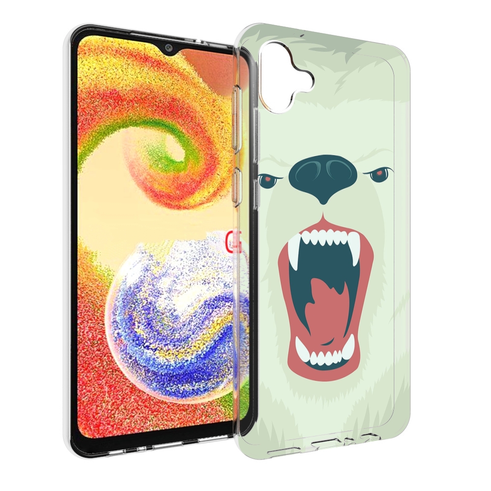 

Чехол MyPads белый-медведь для Samsung Galaxy A04, Прозрачный, Tocco