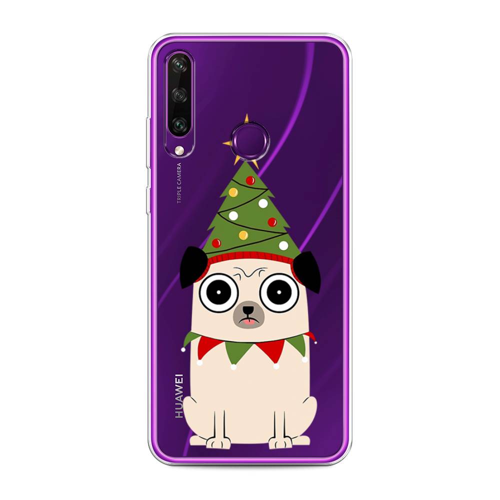 

Чехол для Huawei Y6p "Собачка с ёлочкой", Бежевый;красный;зеленый, 6103250-1