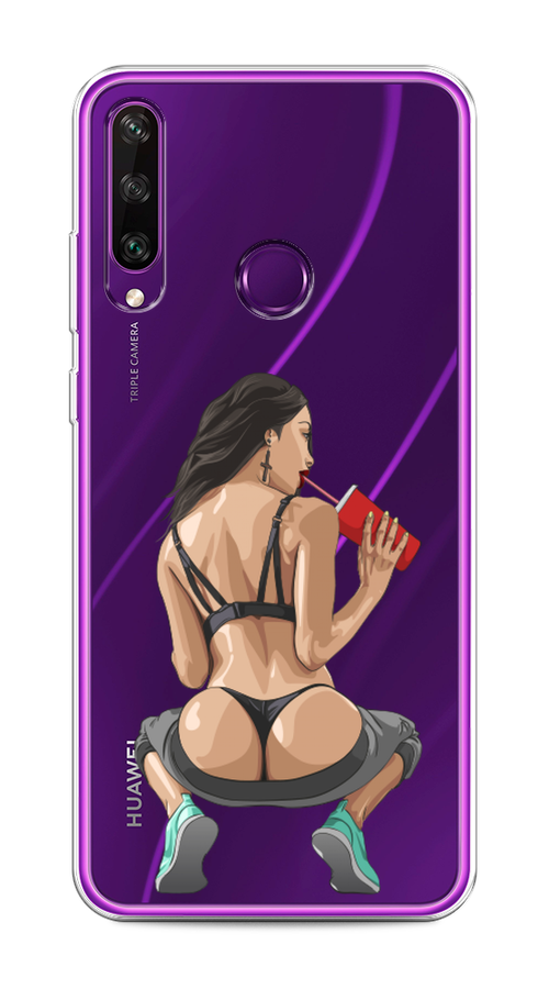 

Чехол на Huawei Y6p "Сочные булочки", Бежевый;красный;черный, 6103250-6