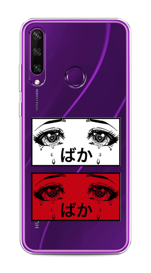 

Чехол на Huawei Y6p "Красные глаза манга", Красный;белый;черный, 6103250-4