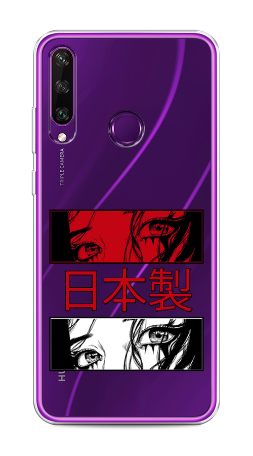 

Чехол на Huawei Y6p "Аниме глаза манга", Красный;белый;черный, 6103250-4