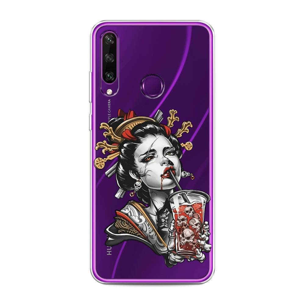 

Чехол для Huawei Y6p "Опасная гейша", Красный;черный;серый, 6103250-4