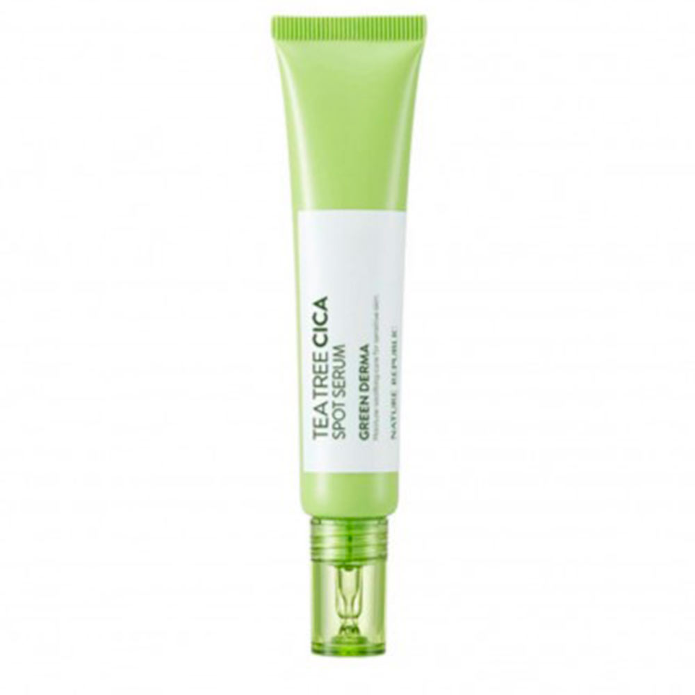 Точечная сыворотка от прыщей Nature Republic Green Derma Tea Tree Cica Spot Serum