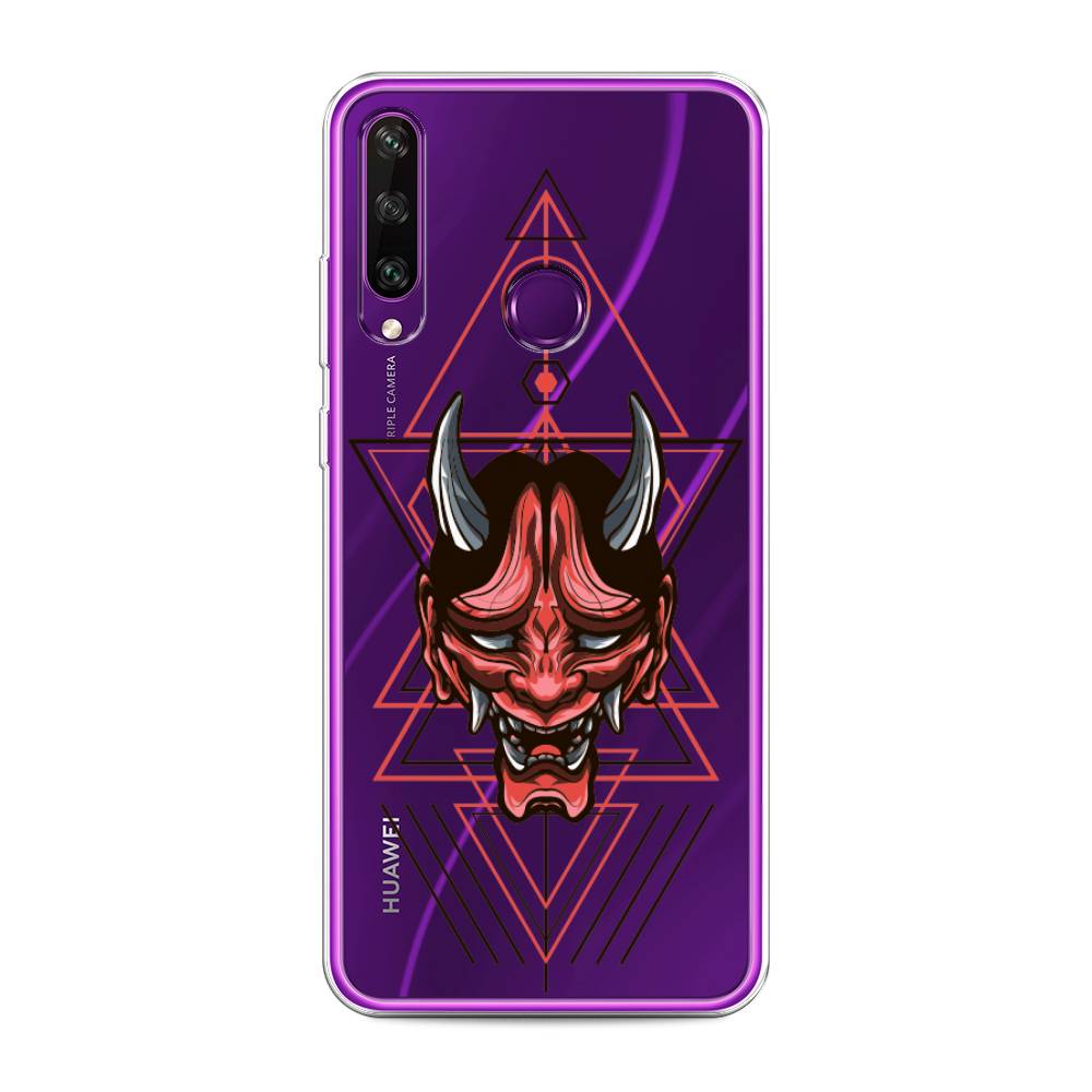 

Чехол для Huawei Y6p "Hanya Oni mask", Серый;красный;черный, 6103250-4