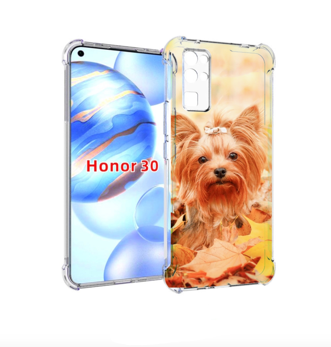 

Чехол бампер MyPads еркширдскии терьер иорк для Honor 30 (BMH-, Прозрачный, Tocco