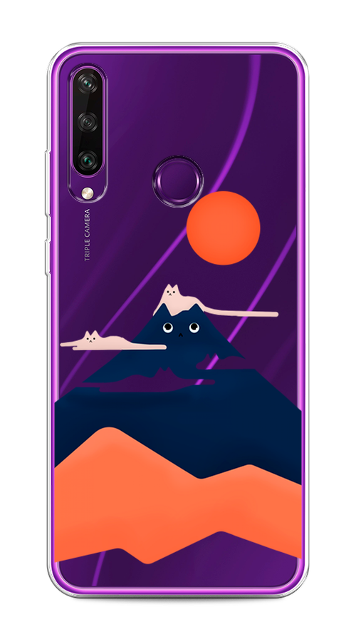 

Чехол на Huawei Y6p "Кот-гора", Черный;оранжевый, 6103250-4