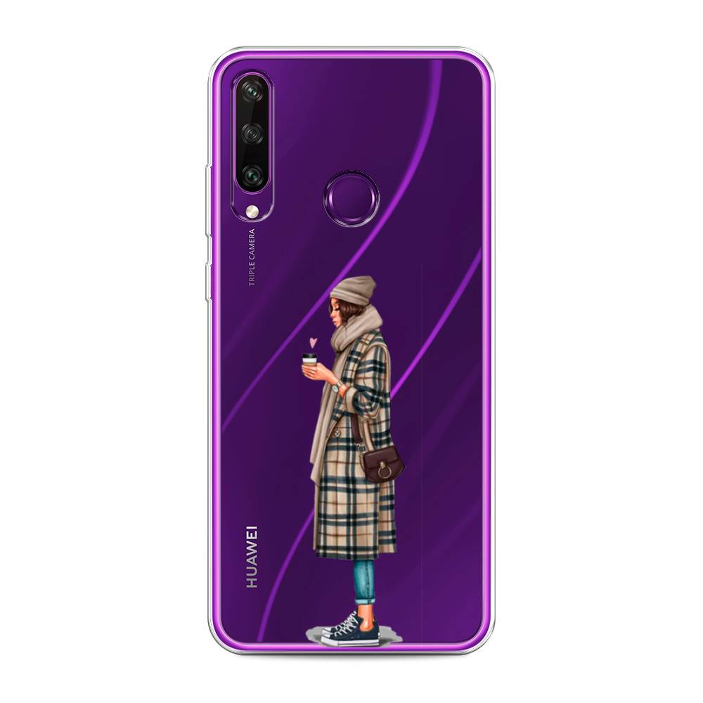 

Чехол для Huawei Y6p "Утренний кофе", Коричневый;бежевый, 6103250-6