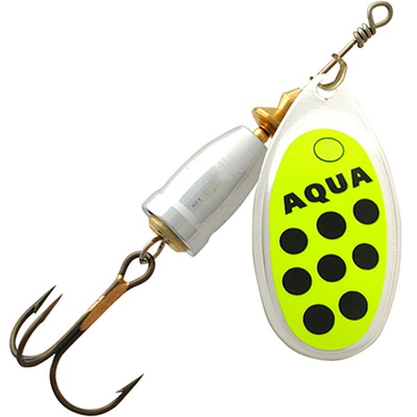 

Блесна AQUA COMET+BELL 04,0g, № 2, DZ-07 (серебро, черный, желтый), 2 шт., Серебристый;черный;желтый, COMET+BELL вертушка