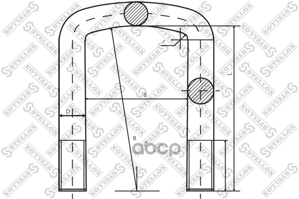 

STELLOX 8464589SX 84-64589-SX_стремянка ! с гайкой 81xM18x2x210-U \MAN