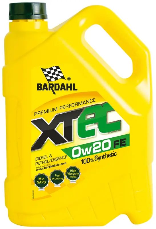 

Моторное масло BARDAHL XTEC FE синтетическое 0W20 5л, XTEC