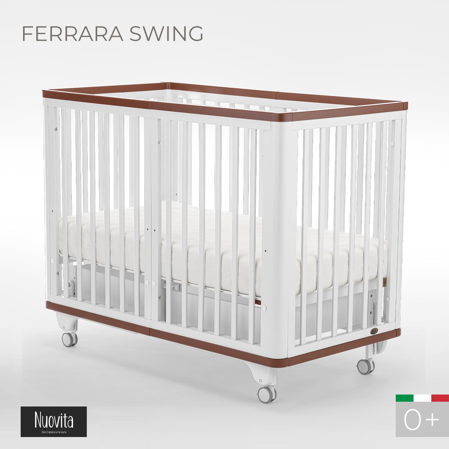 

Кровать-трансформер Nuovita Ferrara swing (Bianco/Белый), Ferrara swing