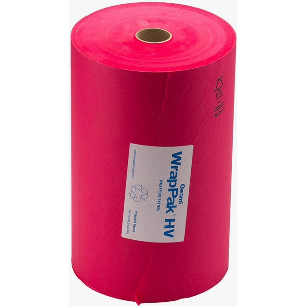 

Оберточная бумага Ranpak Geami WrapPak ярко-розовая 840 м в коробке 1184012, Розовый